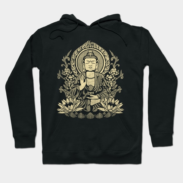 Siddhartha Gautama Budda - Weathered Hoodie by GAz